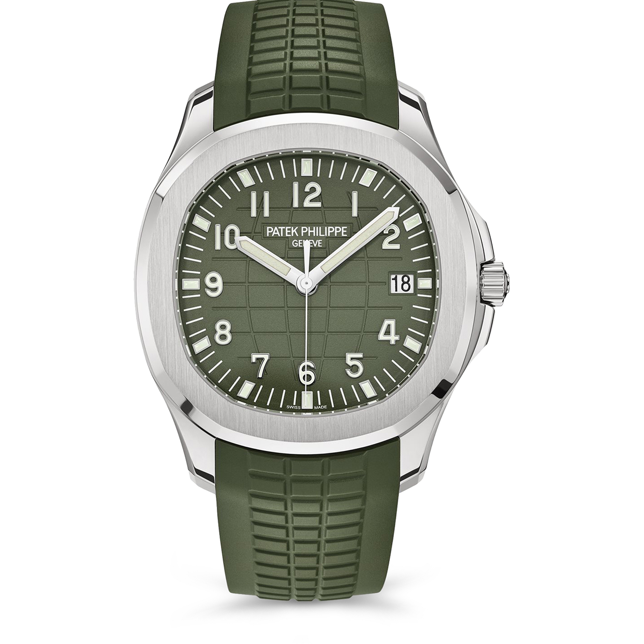 Patek Philippe Aquanaut Khaki Green Dial Watch 5168G-010
