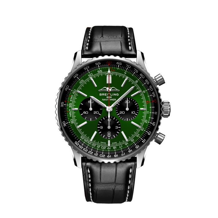 Breitling AB0137241L1P1 Navitimer B01 Green Dial - Νew