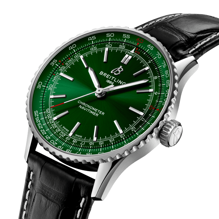 【2024 Hot Sale】Breitling Navitimer GREEN AMAZING DIAL