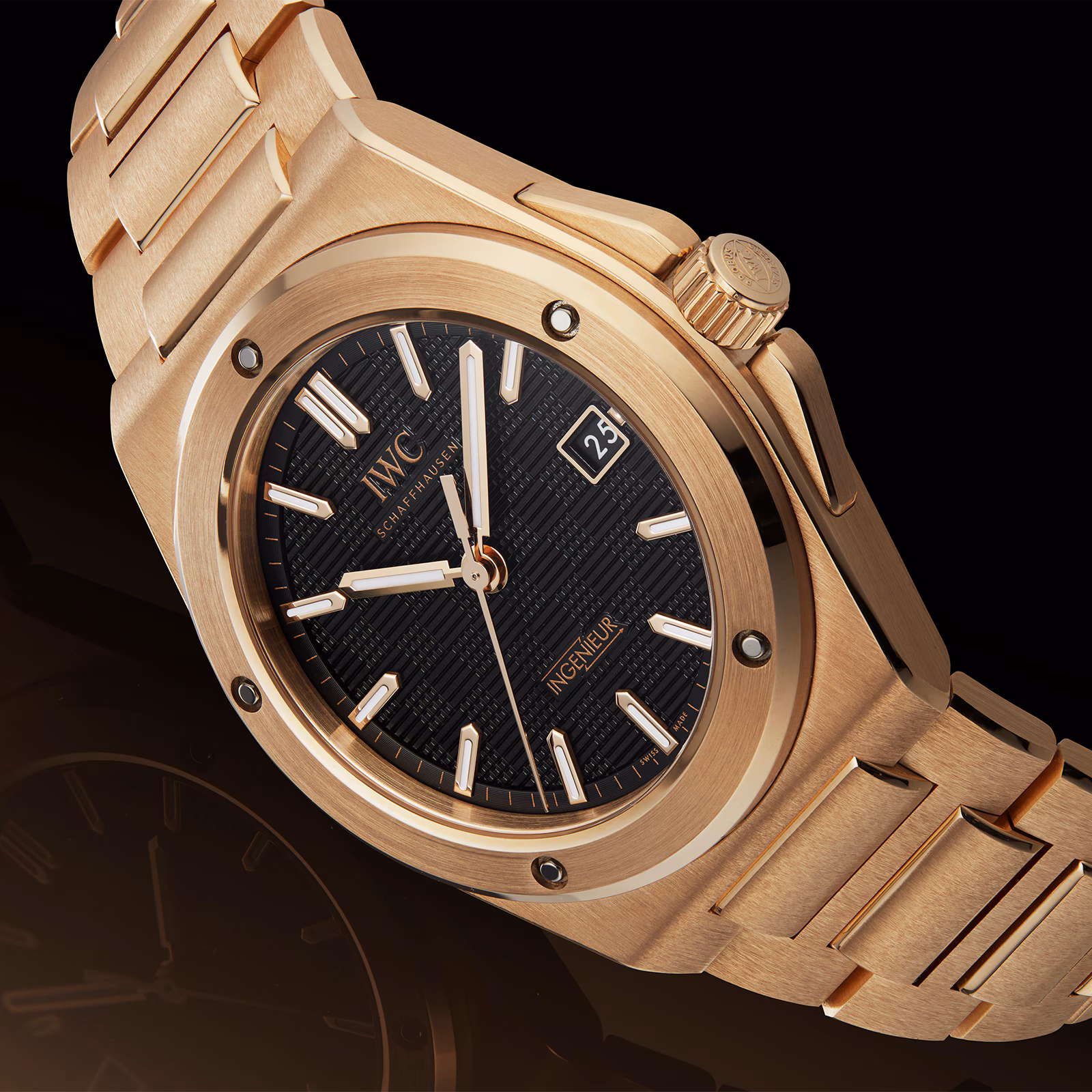 IWC Ingenieur Automatic 40mm Mens Watch Black IW328702