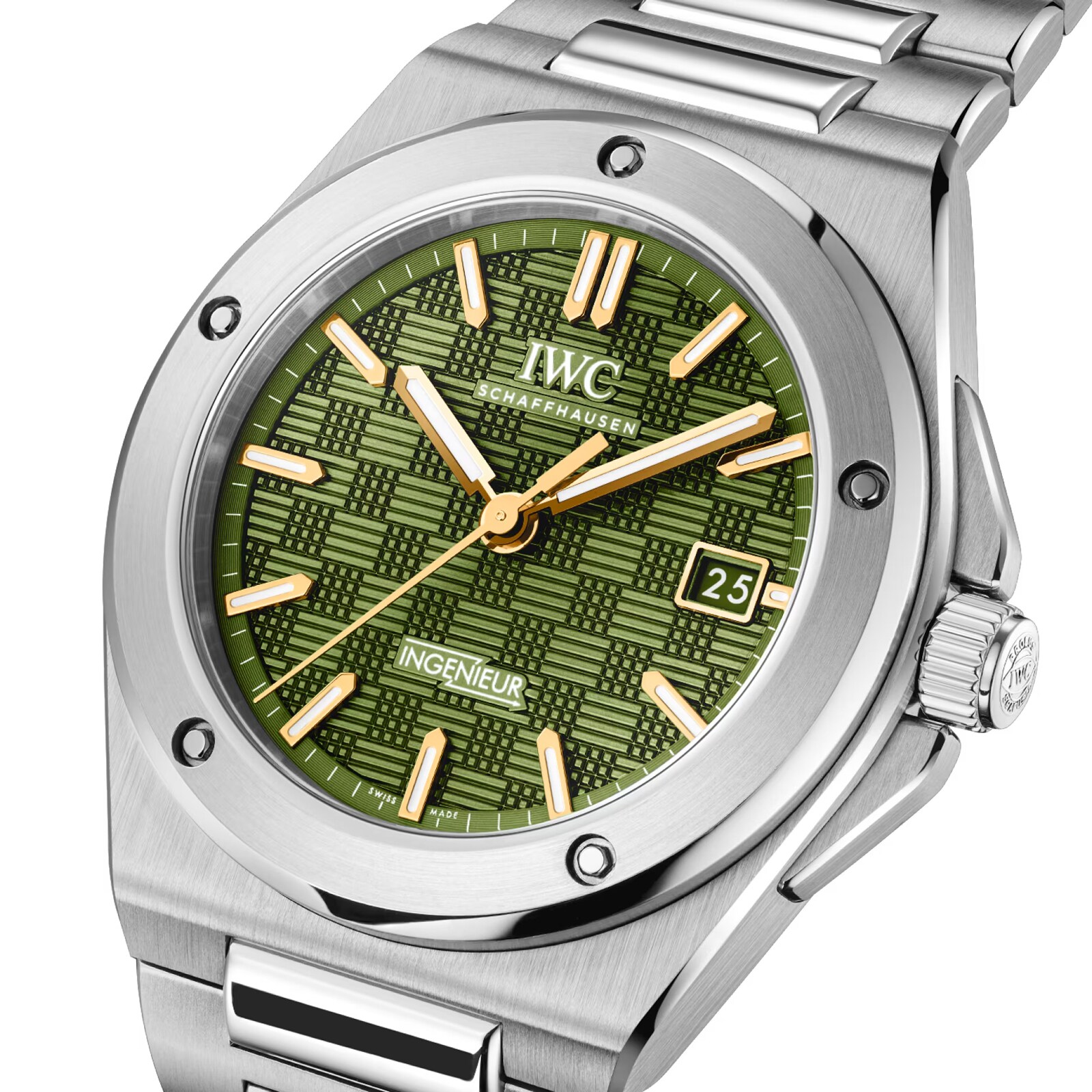 IWC Ingenieur Automatic 40mm Mens Watch Green IW328908