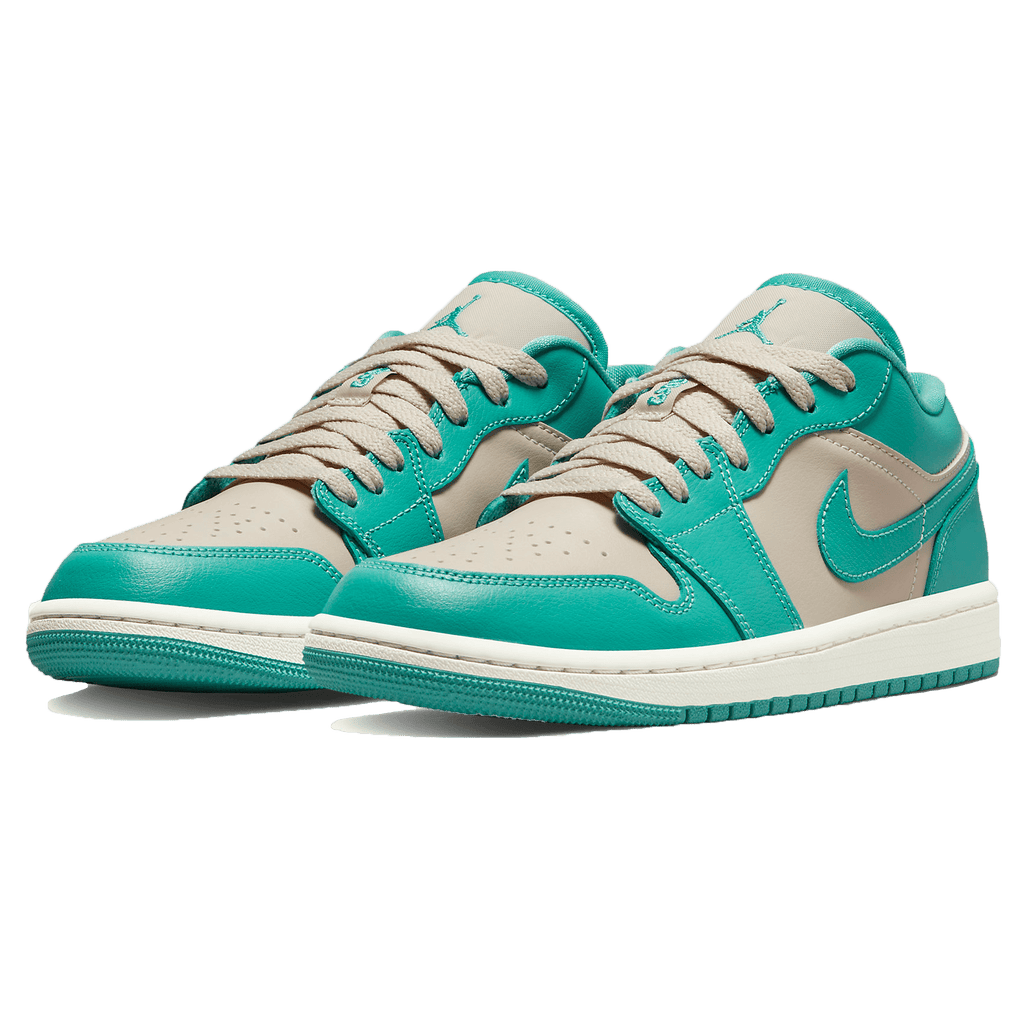 Air Jordan 1 Low Wmns ‘Tropical Teal Sandy Beige’