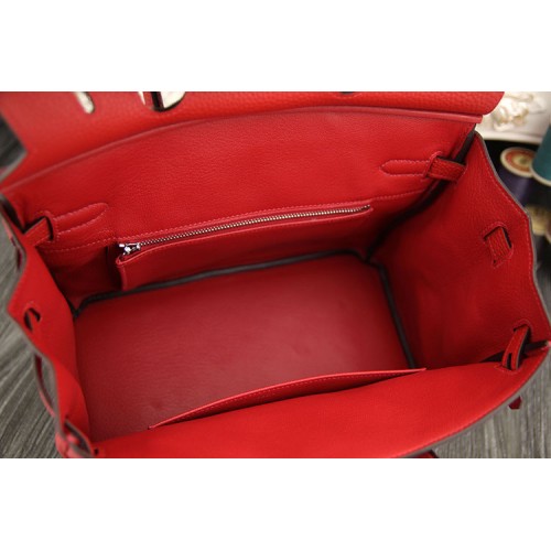 Hermes Birkin 35 bag women Calf Leather One Size Red