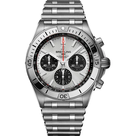 Breitling Watch Chronomat B01 42 Silver Bracelet