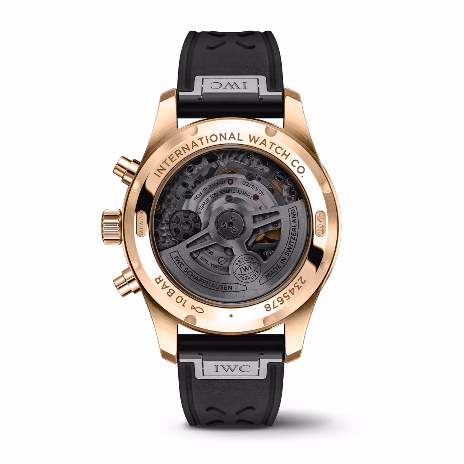 IWC Pilot's Performance Chronograph 41mm Mens Watch Black Rubber IW388309