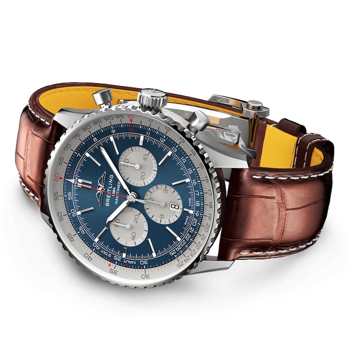 Breitling AB0137211C1P1 Navitimer B01 Blue Dial - Νew