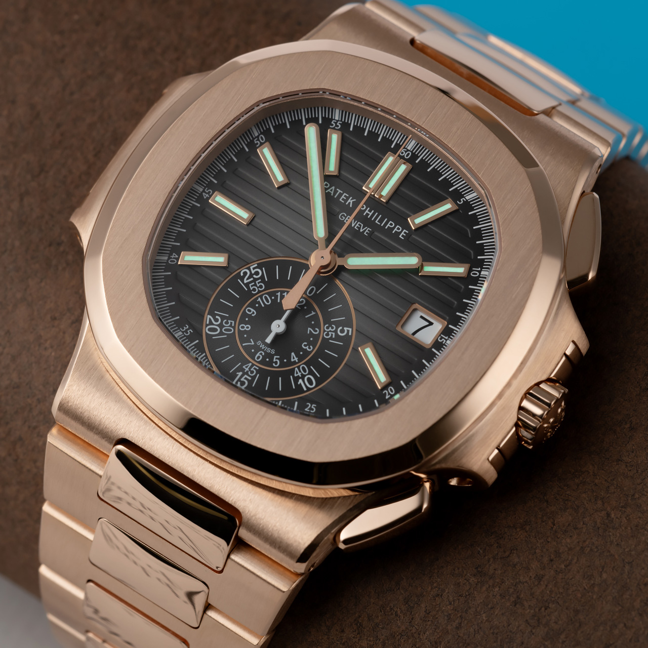 Patek Philippe Watches Nautilus Mens Rose Gold 5980/1R-001