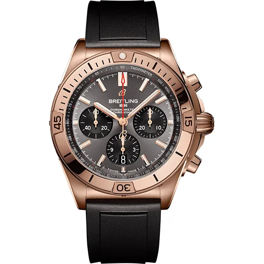 Breitling Watch Chronomat B01 42 Anthracite Rubber