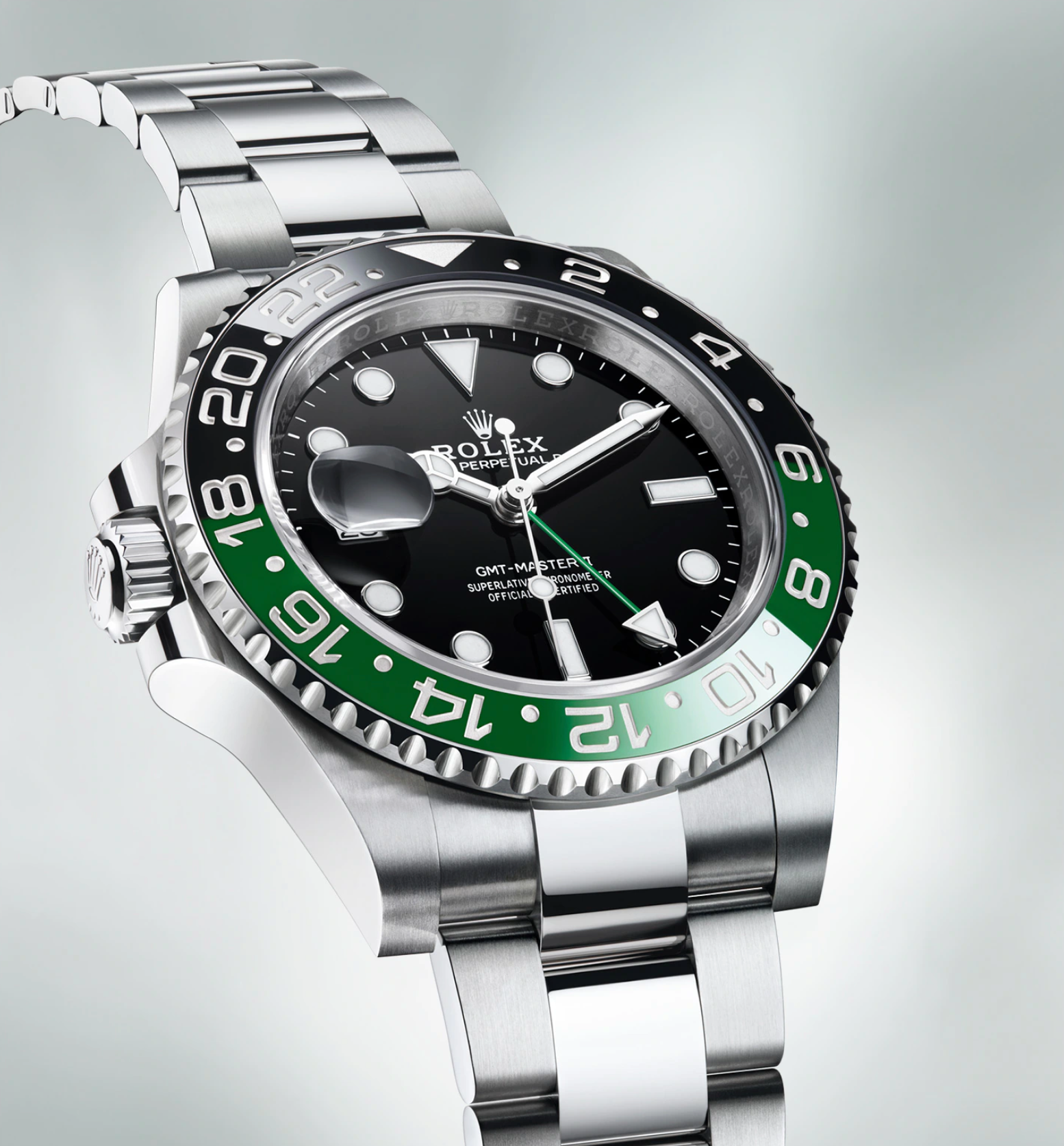 Rolex GMT-Master II With A Green And Black Bezel 126720VTNR