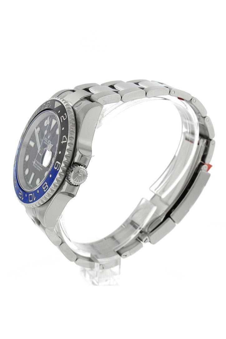 GMT-Master II Batman 40 Black Dial Steel Men's Watch 116710BLNR 116710