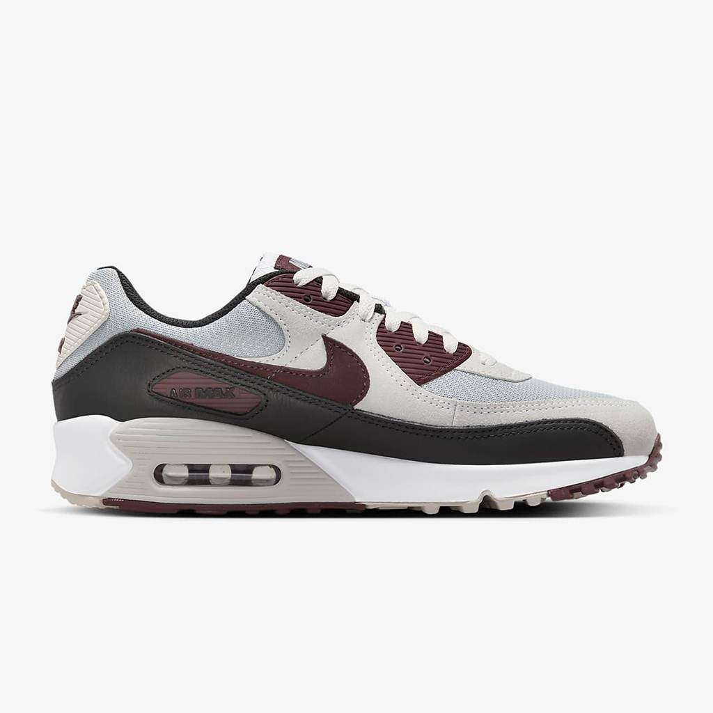 Air Max 90 – Wolf Grey/Phantom/Black/Burgundy Crush