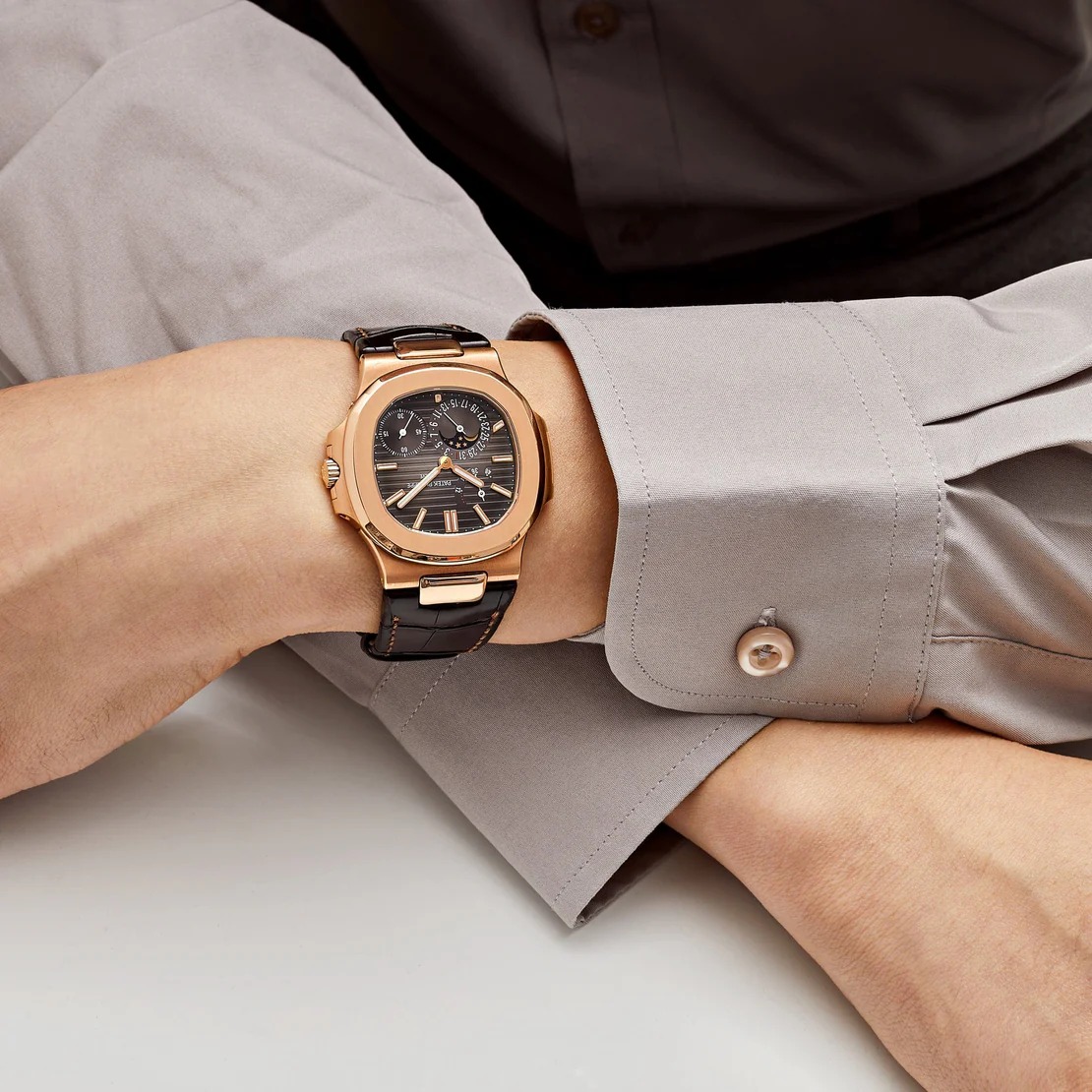 Patek Philippe Watches Nautilus Mens Rose Gold 5712R-001