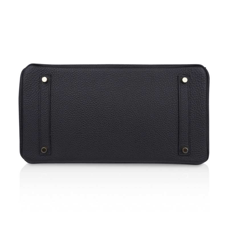 Limited Edition Birkin 35 Bag Plomb (Off Black) Togo Leather with Gold Hardware