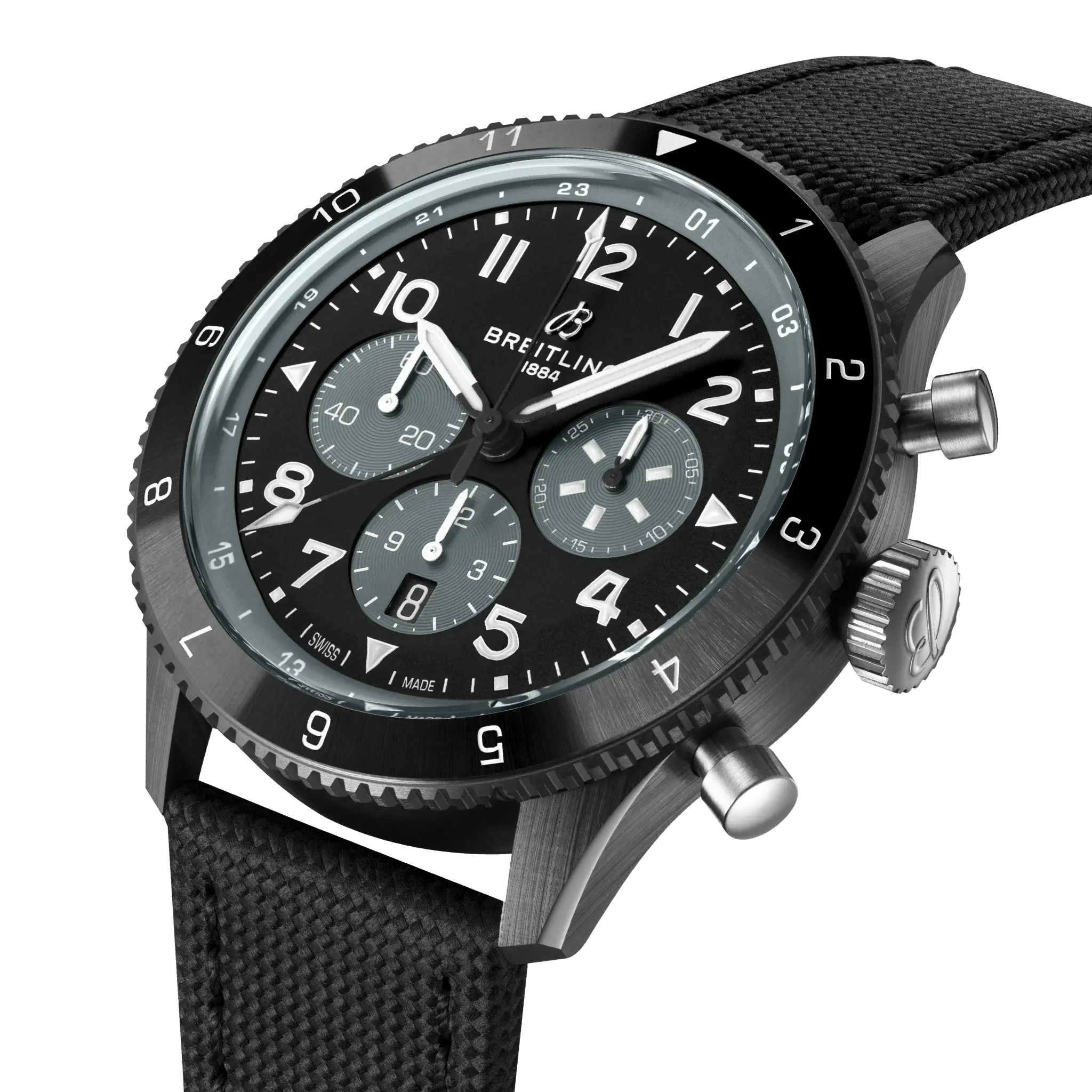Breitling Classic AVI Super AVI B04 Chronograph GMT 46 Mosquito Night Fighter SB04451A1B1X1
