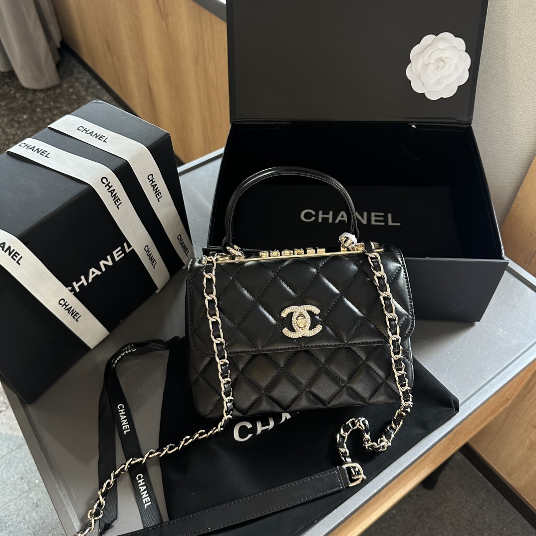 Flap Bag with Top Handle