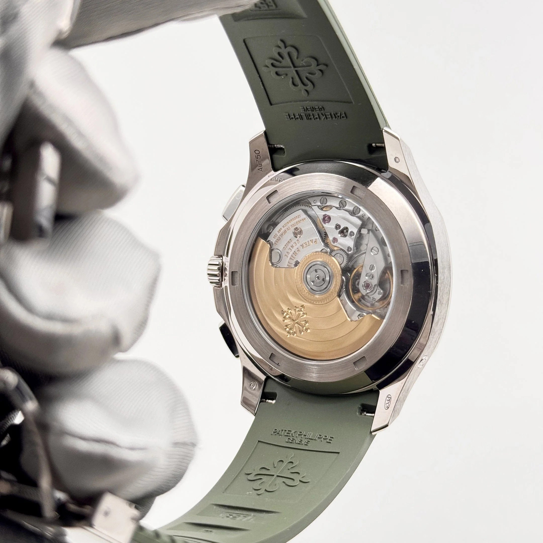 Patek Philippe Aquanaut Khaki Green Dial Watch 5168G-010