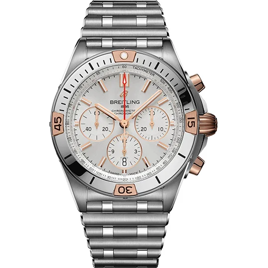 Breitling Watch Chronomat B01 42 Silver Bracelet