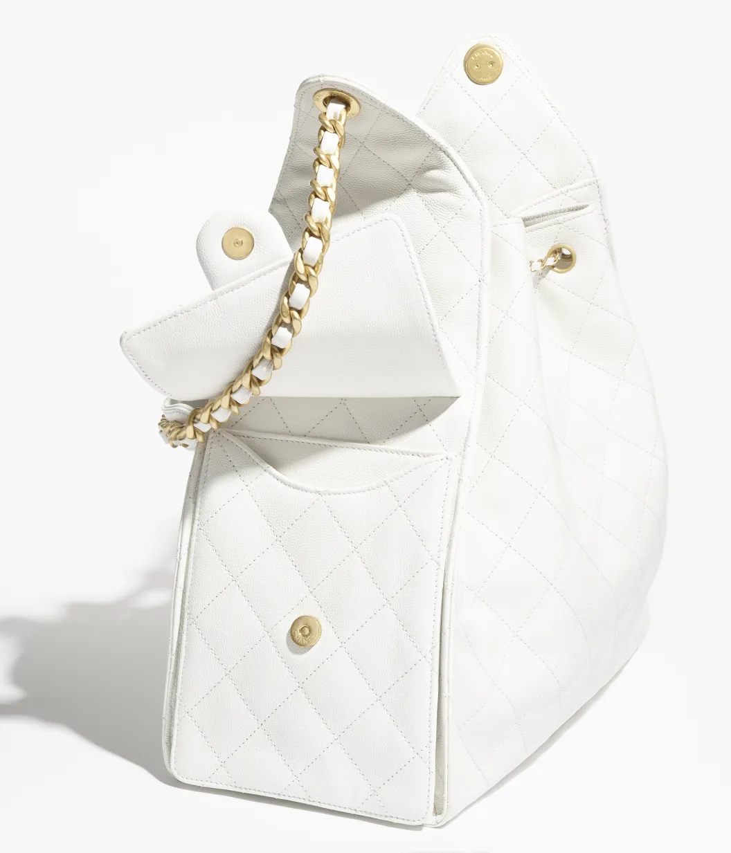 CHANEL 25 medium bag(White)