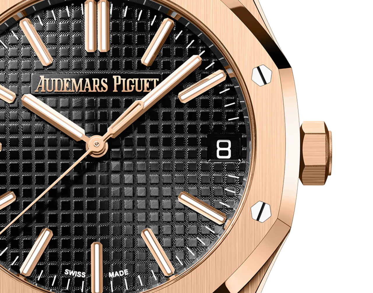 Audemars Piguet ROYAL OAK Pink Gold Black Dial 41mm