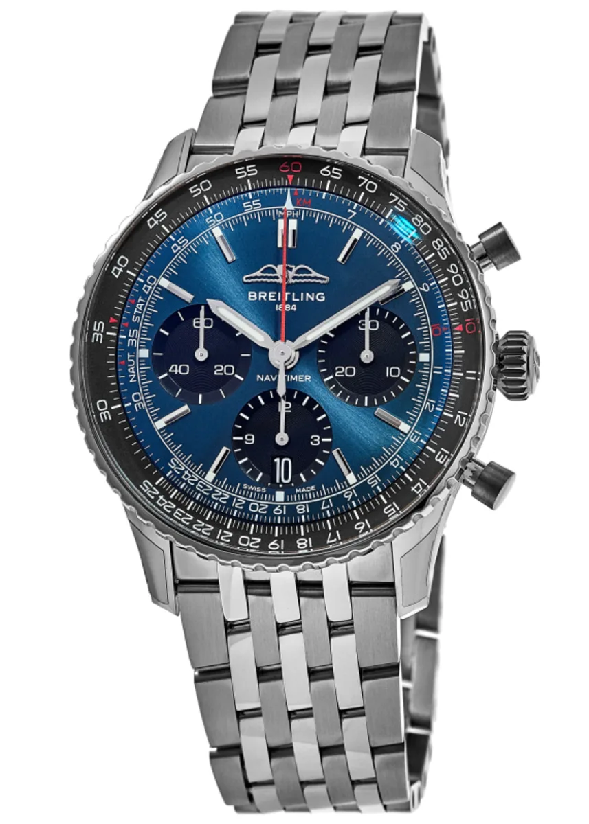 Breitling AB0139241C1A1 Navitimer B01 Blue Dial - Νew