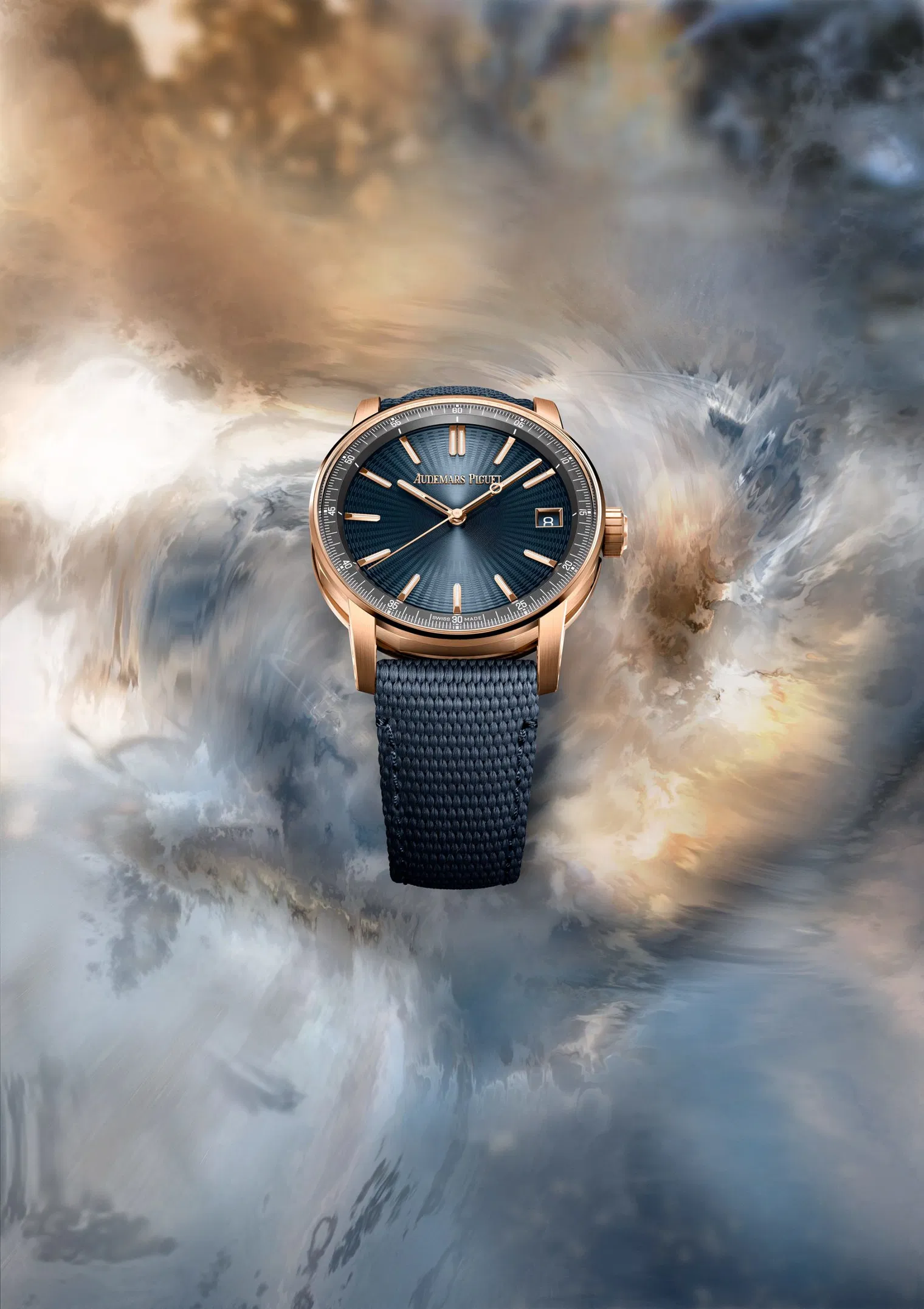 Audemars Piguet Code 11.59 Selfwinding 41mm Pink Rose Gold Blue Dial | 15210OR.OO.A348KB.01