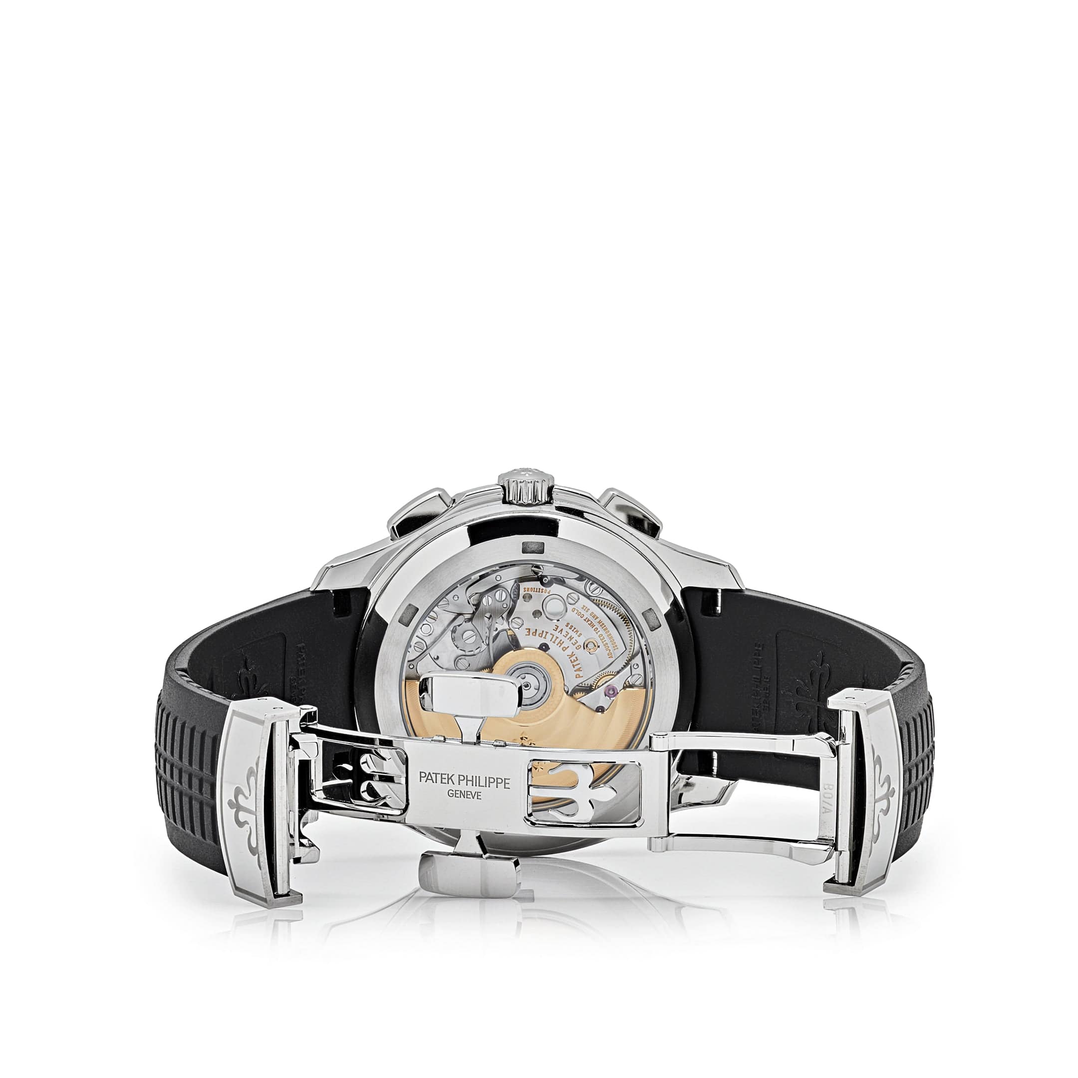 Patek Philippe Aquanaut Black Dial Automatic Men's Chronograph Watch 5968A-001