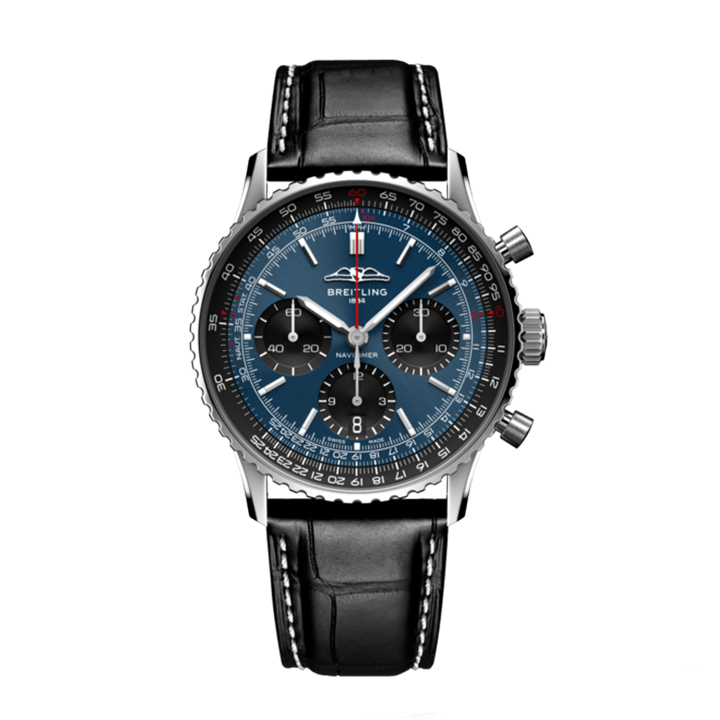 Breitling AB0139241C1A1 Navitimer B01 Blue Dial - Νew
