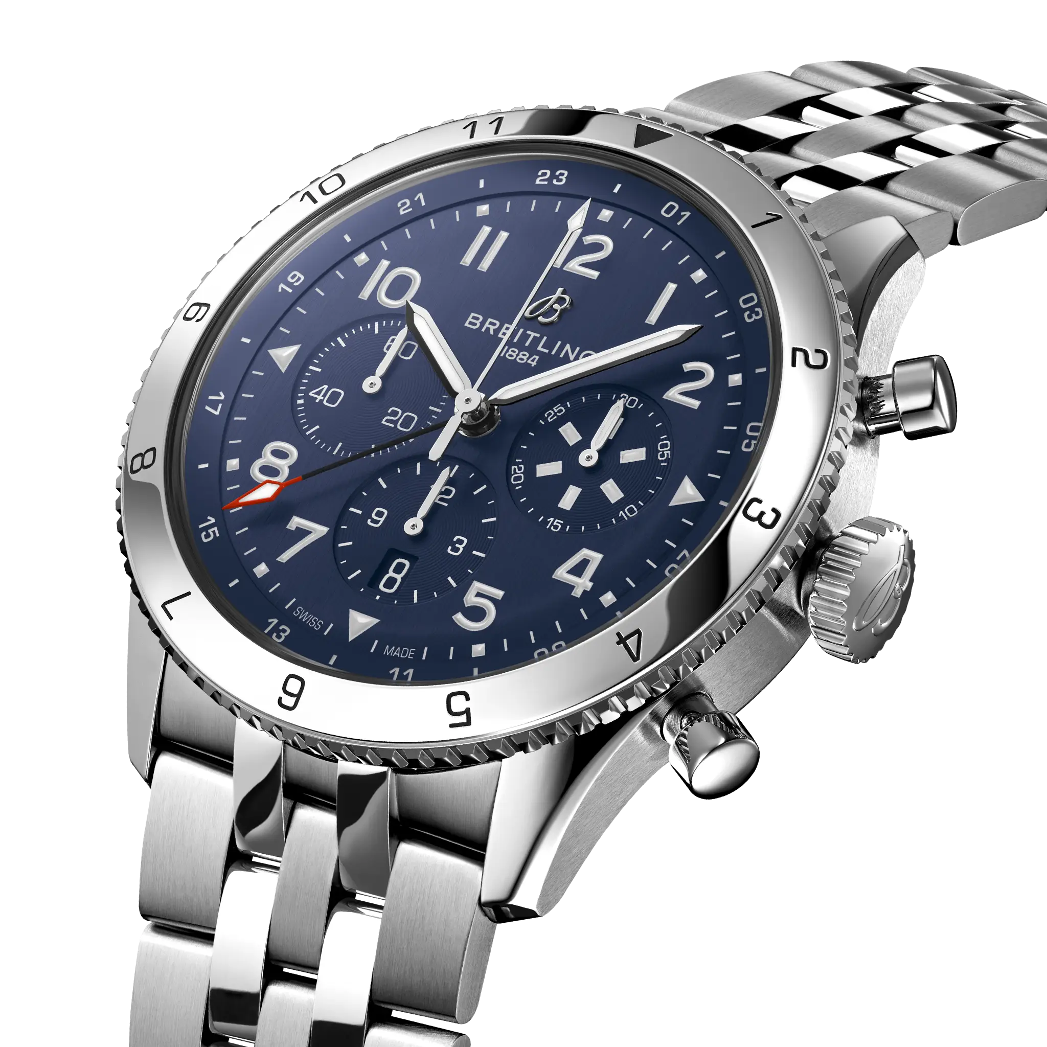 Breitling Classic AVI Super AVI B04 Chronograph GMT 46mm Tribute to Vought F4U Corsair AB04451A1C1A1