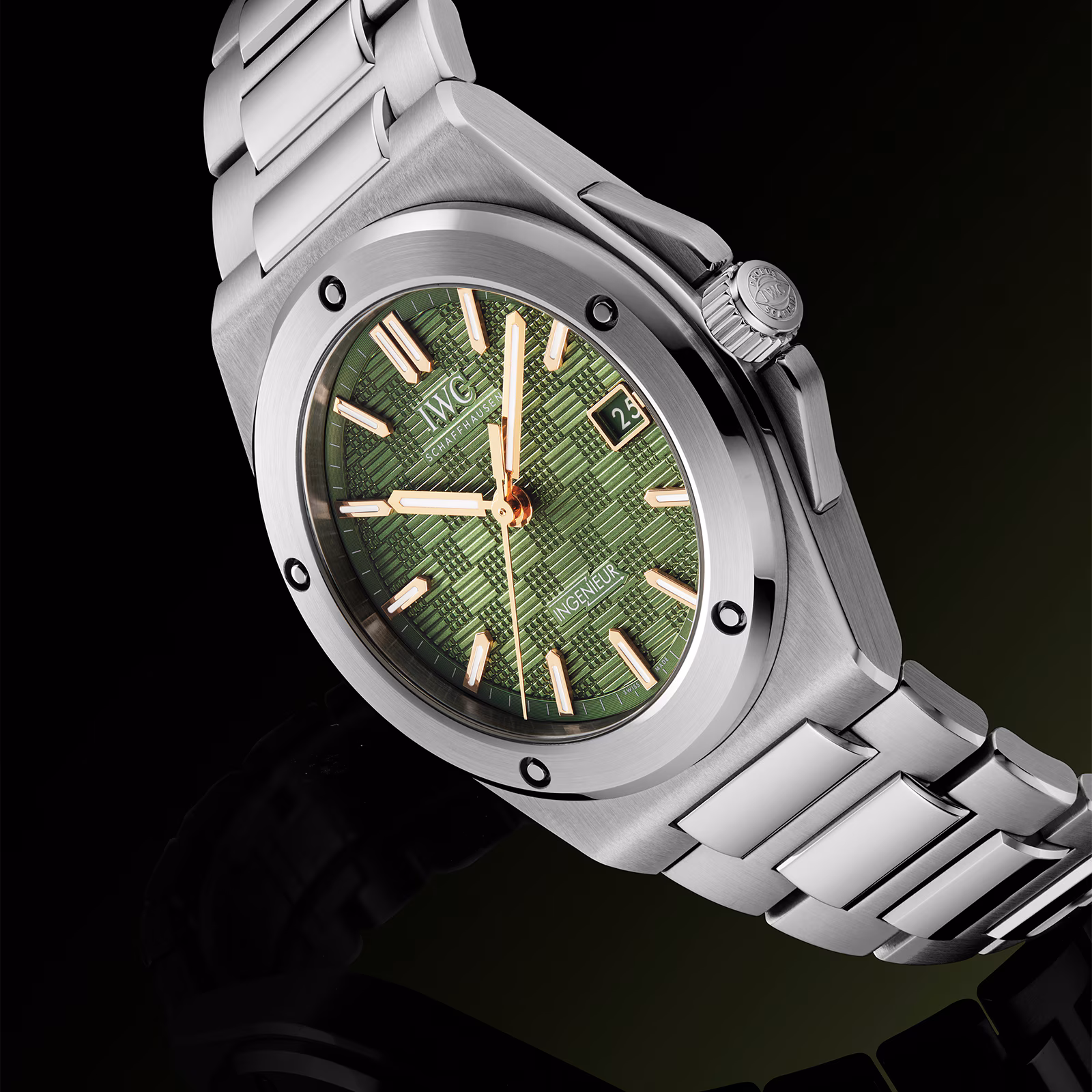 IWC Ingenieur Automatic 40mm Mens Watch Green IW328908