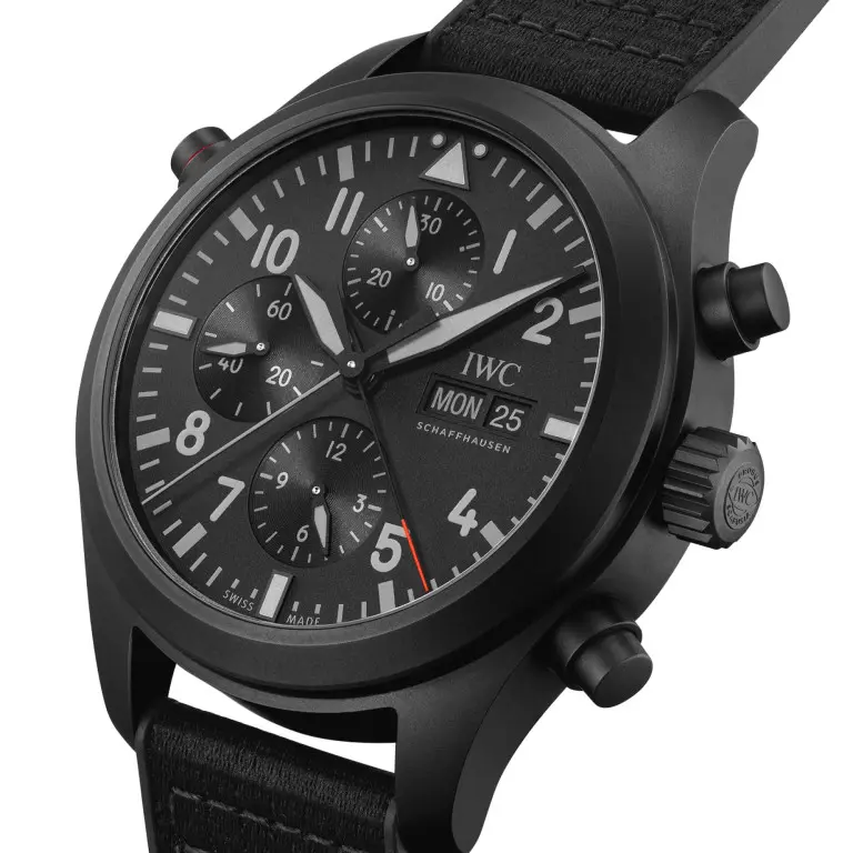 IWC Pilot's Watch Double Chronograph Top Gun Ceratanium 44mm IW371815
