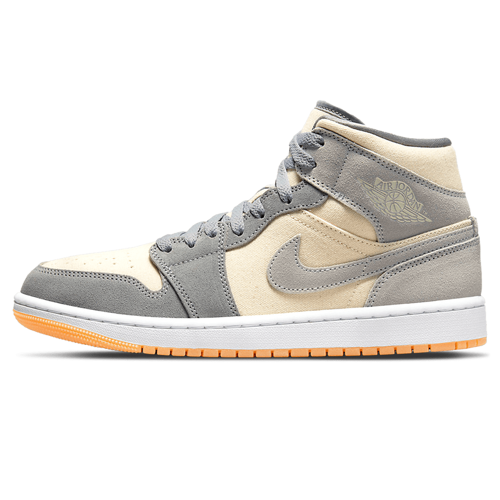 Air Jordan 1 Mid Coconut Milk Particle Grey