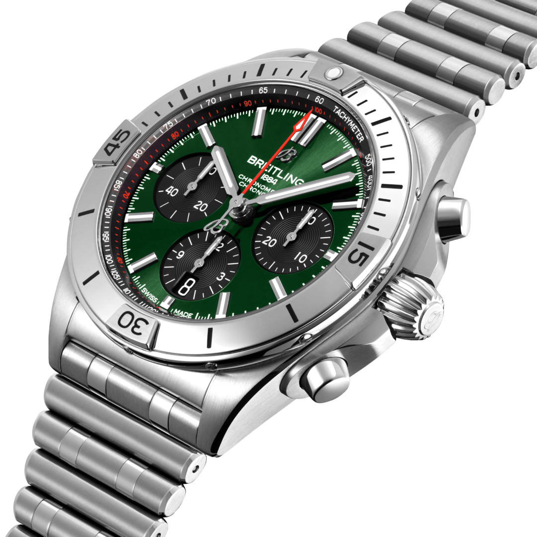 Breitling Watch Chronomat B01 42 Bentley Green Bracelet