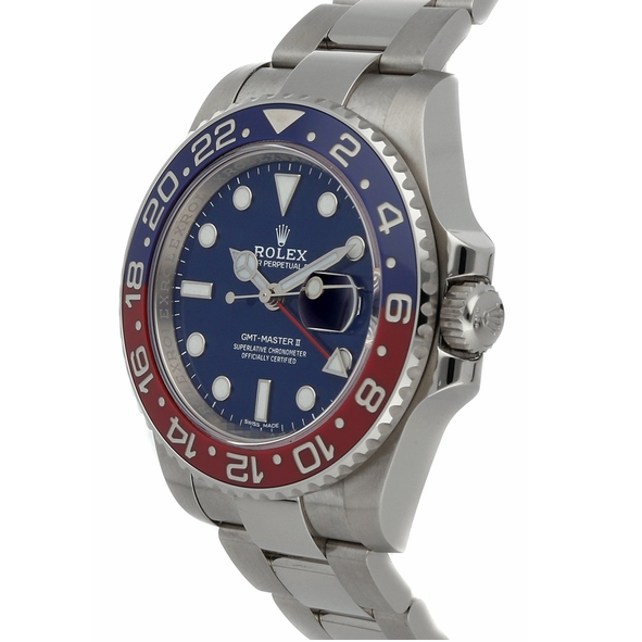 Rolex GMT-Master II Pepsi Blue Dial Men's Watch 126719BLRO-0003