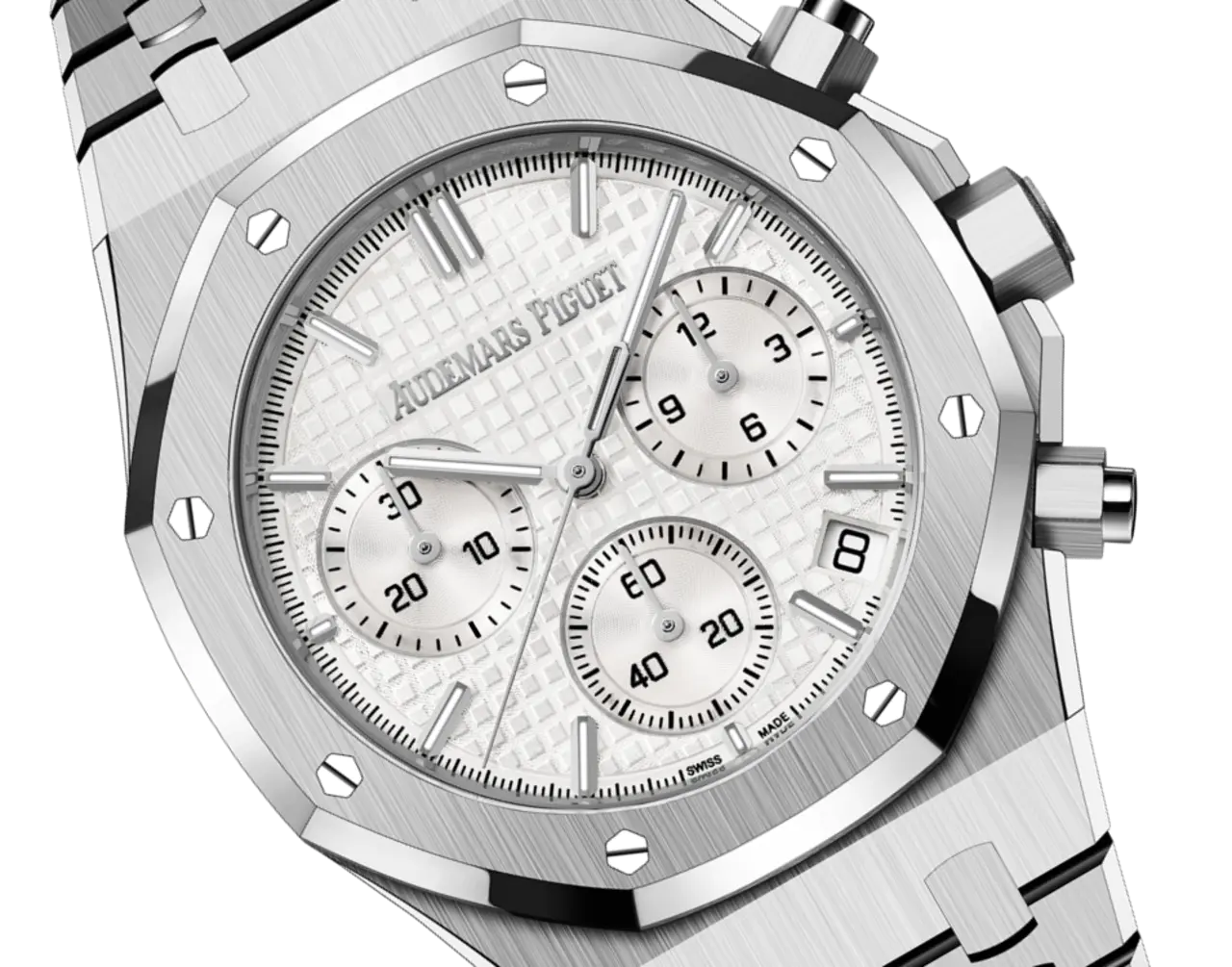 Audemars Piguet ROYAL OAK Silver-Toned Dial CHRONOGRAPH 41mm 26240ST.OO.132ST.03