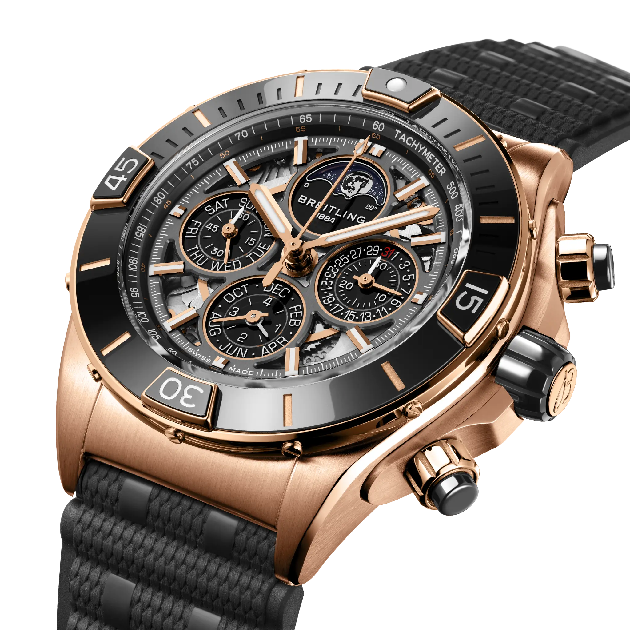 Breitling Chronomat B19 44 Perpetual Calendar 140th Anniversary RB19301A1G1S1