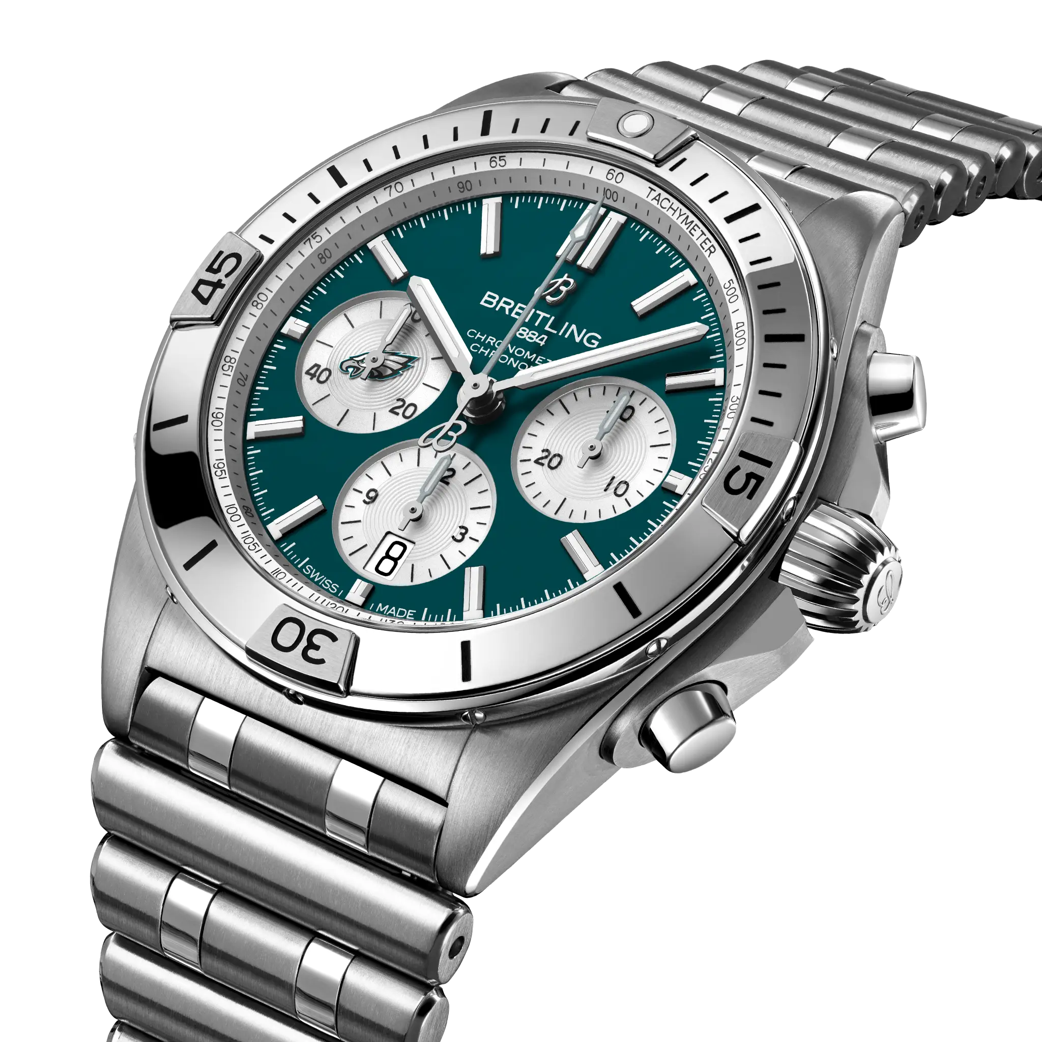 Breitling Chronomat B01 42 NFL Philadelphia Eagles Edition AB01342B1L4A1