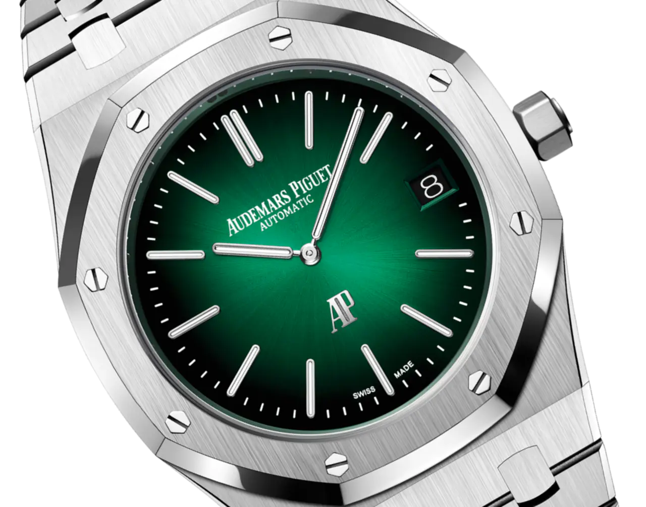 Audemars Piguet Royal Oak Jumbo Smoked Green Dial 39mm