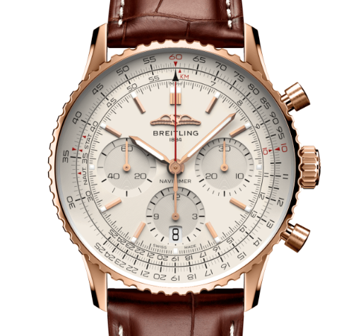 Breitling RB0139211G1P1 Navitimer B01 Silver Dial - Νew