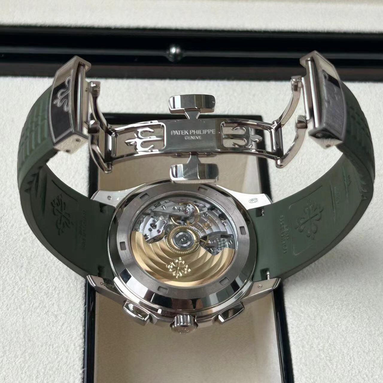 Patek Philippe Aquanaut Khaki Green Mens Watch 5968G-010