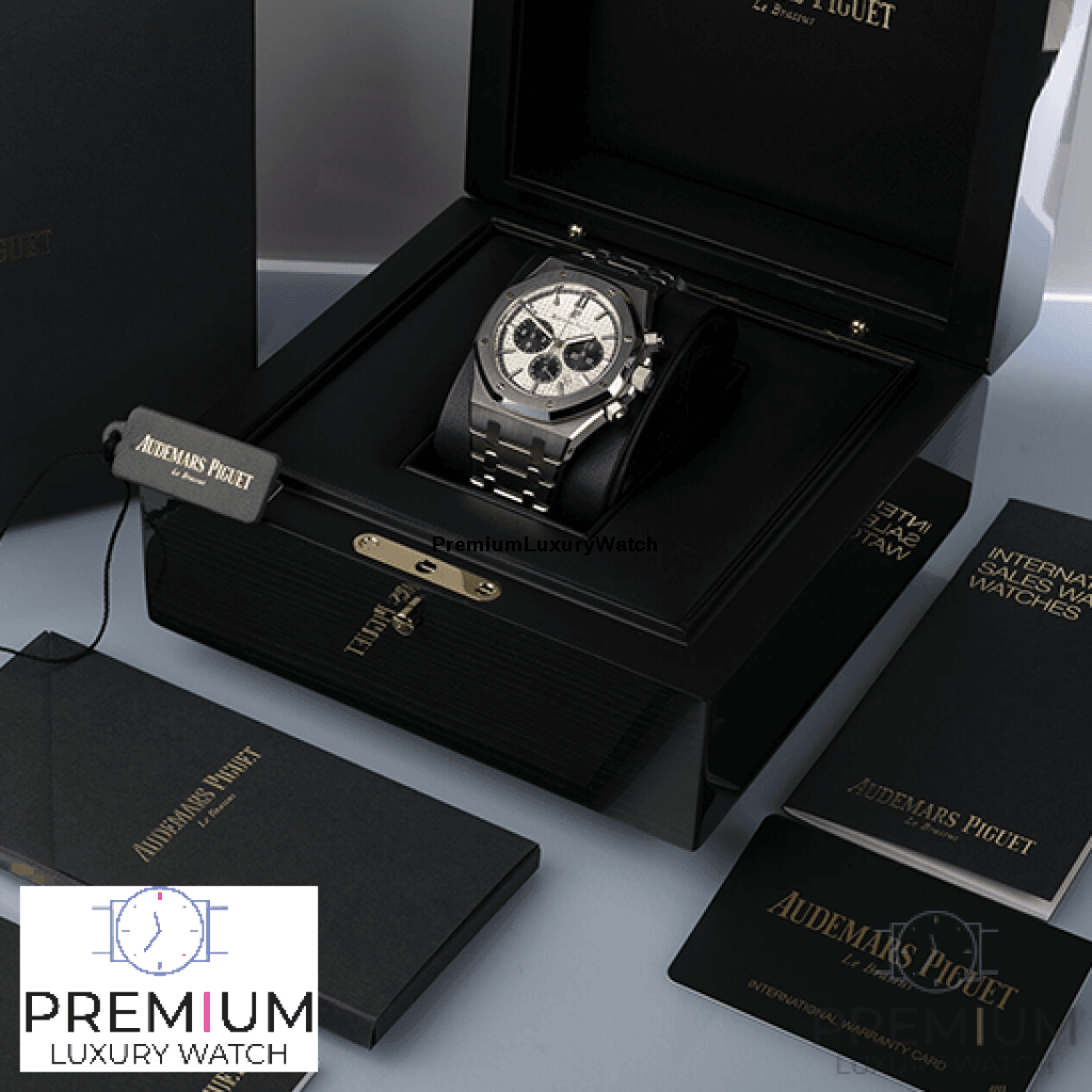 Audemars piguet Royal Oak Selfwinding 41MM Chronograph Silver Watch