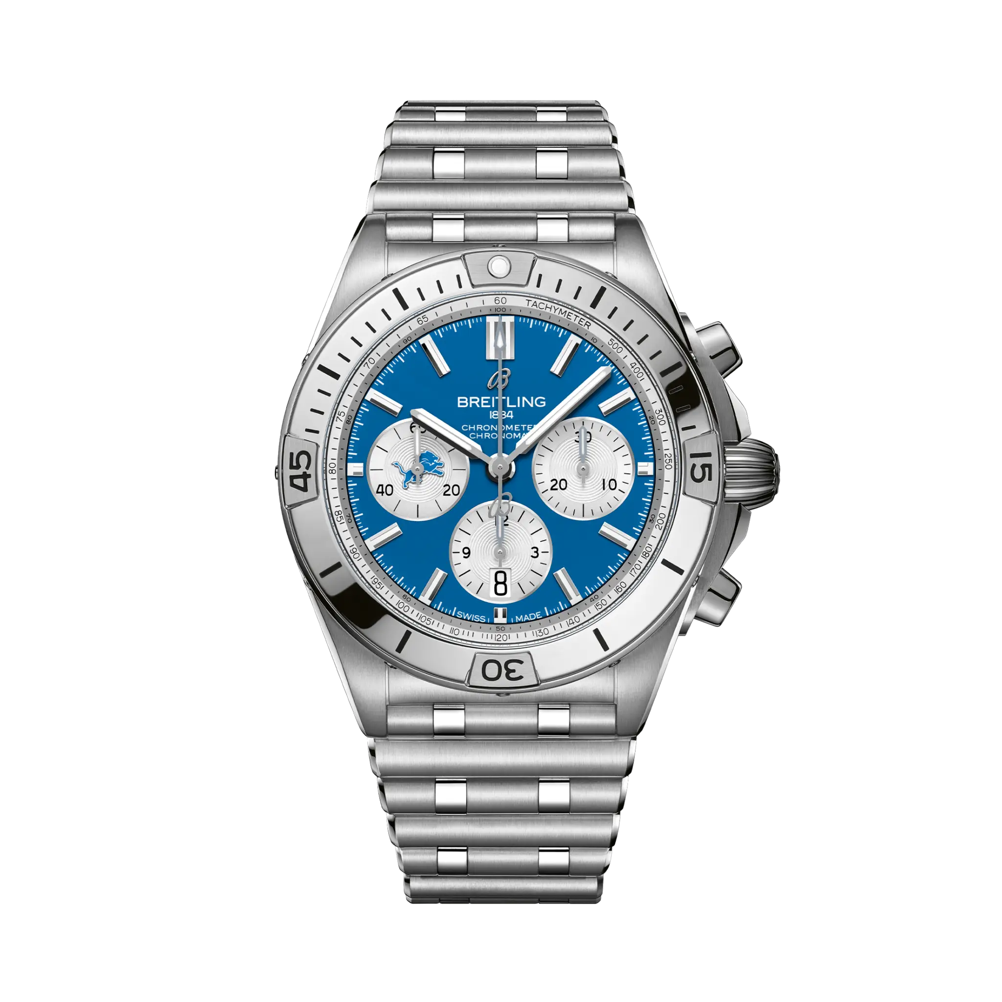 Breitling Chronomat B01 42 NFL Detroit Lions Edition AB01342B1CCA1