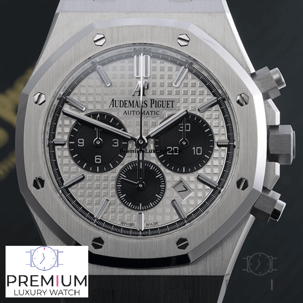 Audemars piguet Royal Oak Selfwinding 41MM Chronograph Silver Watch