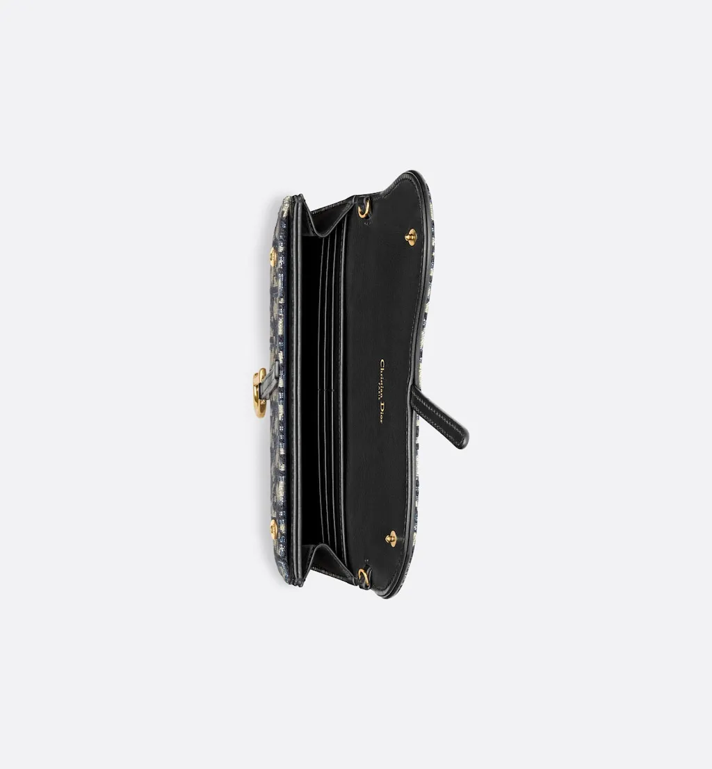 Long Saddle Wallet with Chain