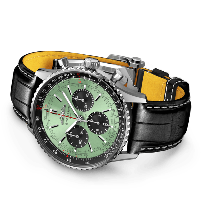 Breitling AB0138241L1P1 Navitimer B01 Green Dial - Νew
