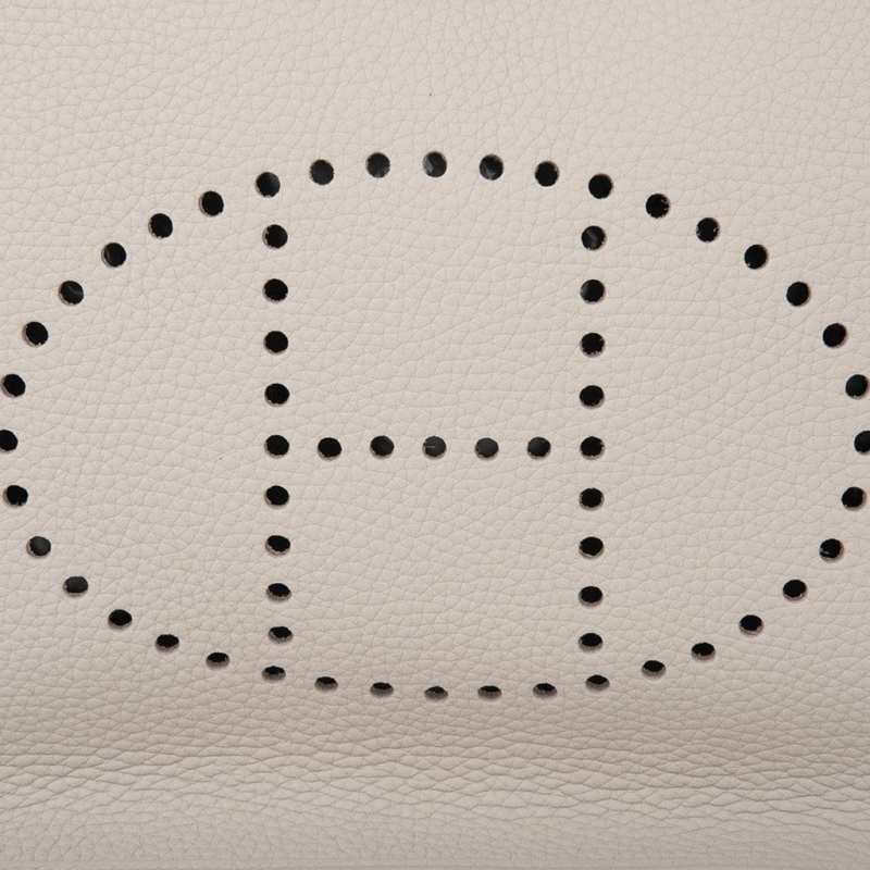 Evelyne PM Bag Beton Palladium Hardware Clemence Leather bag