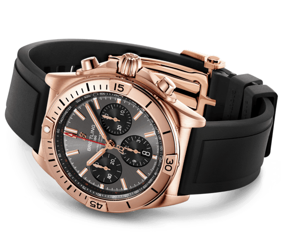 Breitling Watch Chronomat B01 42 Anthracite Rubber