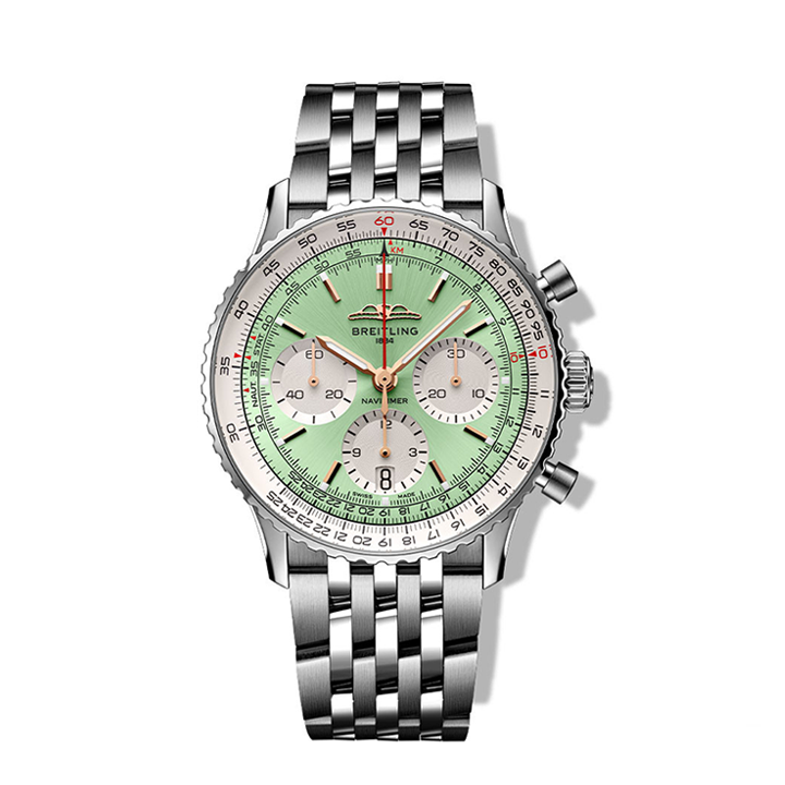 Breitling AB0139211L1A1 Navitimer B01 Blue Dial - Νew