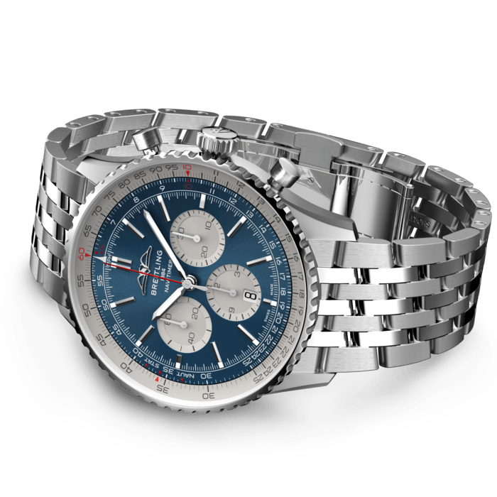 Breitling AB0137211C1A1 Navitimer B01 Blue Dial - Νew