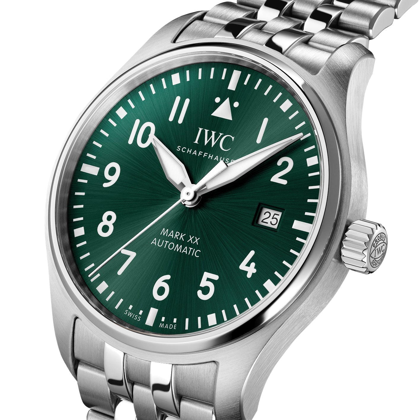 IWC Pilot's Mark XX 40mm Mens Watch Green IW328206