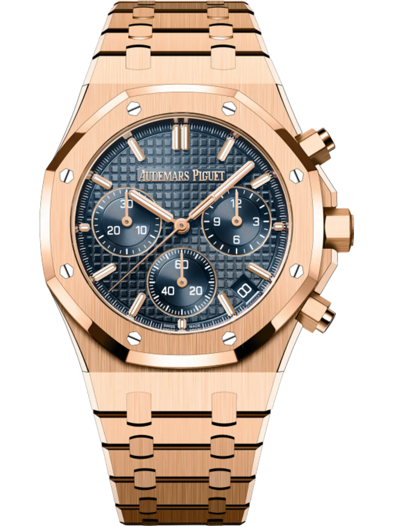 Audemars Piguet ROYAL OAK Pink Gold “Bleu nuit nuage 50” Dial CHRONOGRAPH 41mm 26240OR.OO.1320OR.05